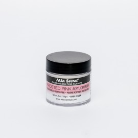 FROSTED PINK ACRYLIC POWDER 1 OZ/ Polvo acrílico frosted pink 1 oz
